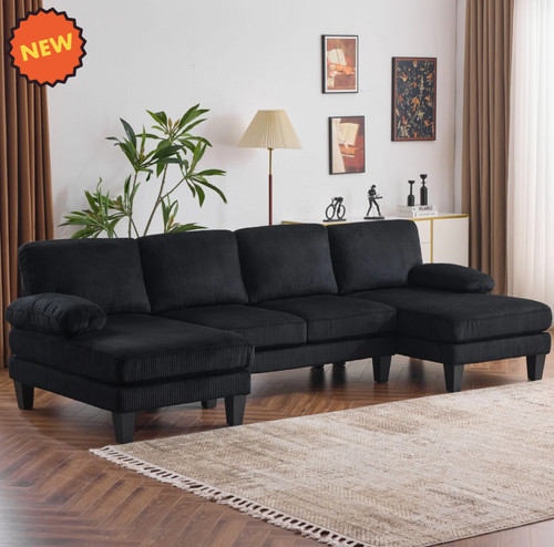 Seat upholstered shaped - upholstered, u-shaped
