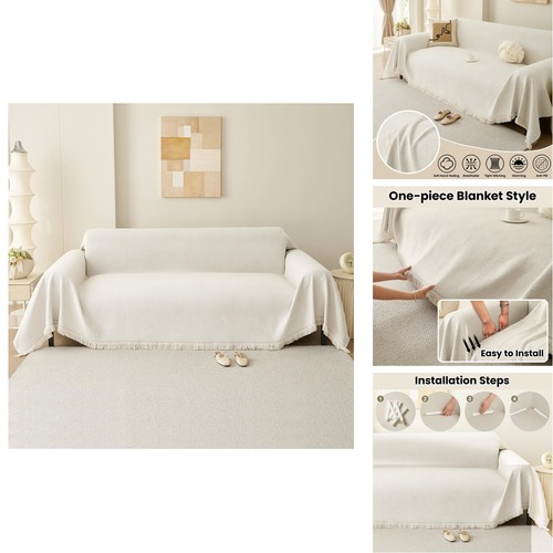 Nestiva couch cover beige - couch,