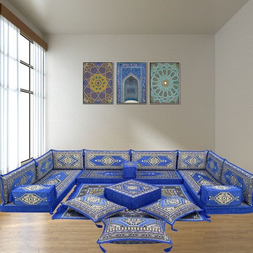 Shaped modular arabic majlis - arabic,
