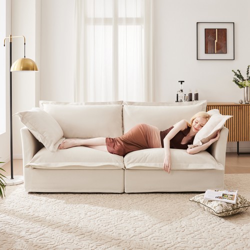 Modern cloud sofa removable - cloud, sofa,