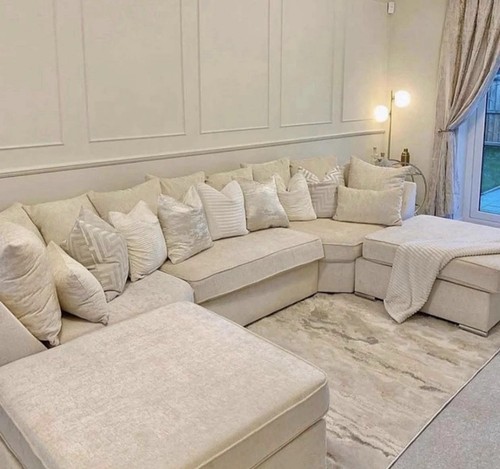 Sofa set cream chenil - set, chenil|