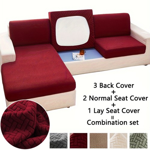 Shaped sofa cushion cover - l-shaped,