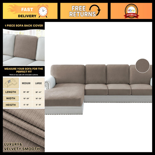 Velvet sectional sofa cushion - velvet,