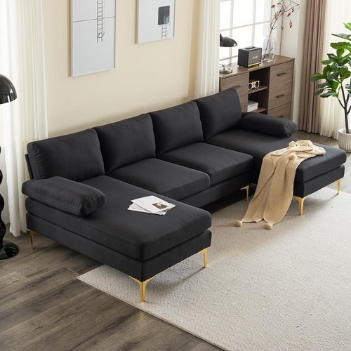Modern shaped sectional sofa - sectional,
