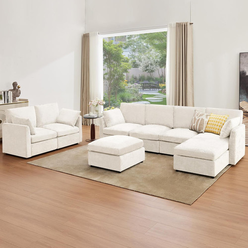Shaped couch seat - u,