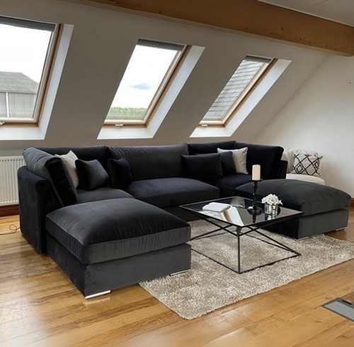 Living room shaped sofa - room, u