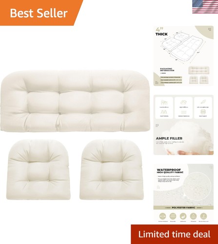 Piece waterproof wicker - 3-piece,