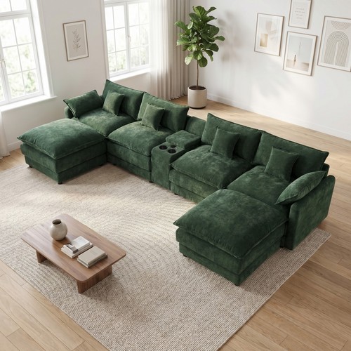 164 oversized shaped - 164", u-shaped